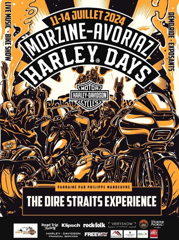 Morzine Juillet 2024 Harley Davidson Club Monaco